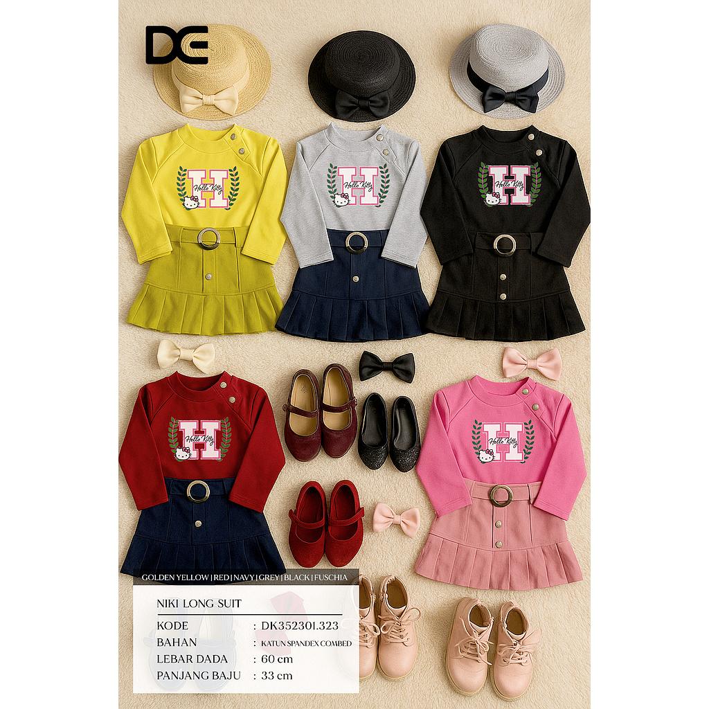 Niki long suit (2 piece) (DK323)