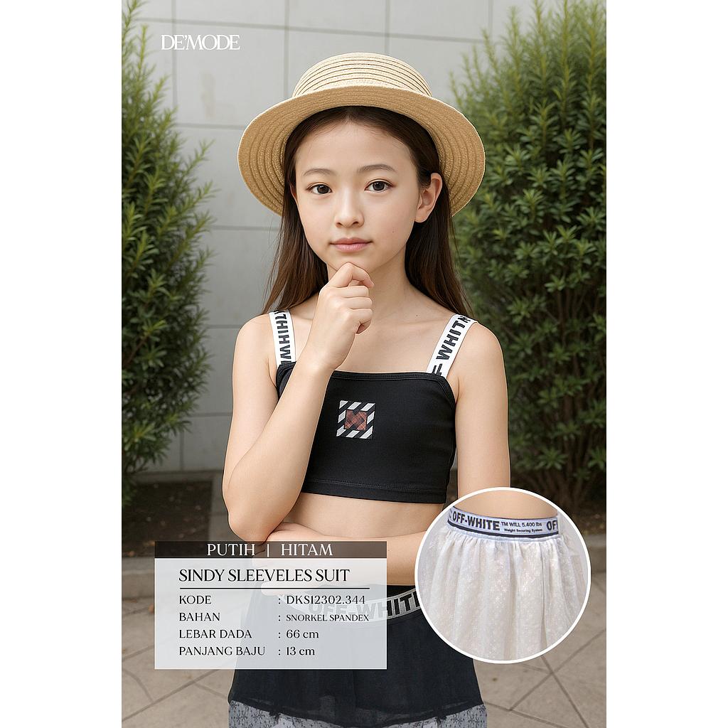 Sindy sleeveless suit (2 piece) (DK344)