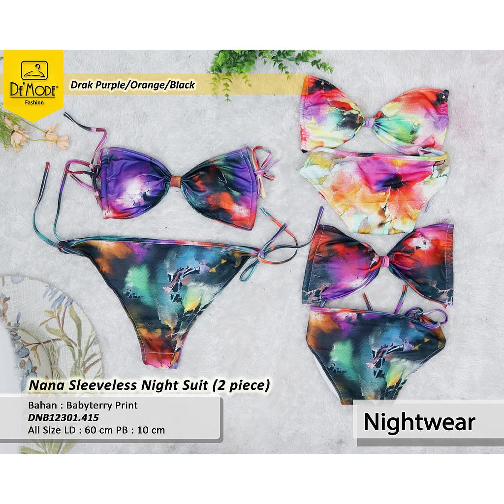 Nana sleeveless  suit (2 piece) (DN415)
