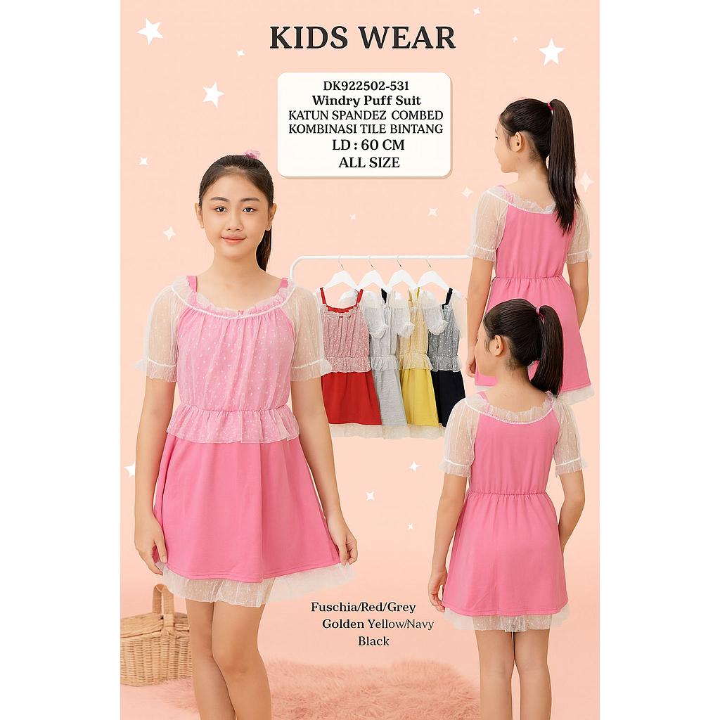 Windyy puff  suit (2 piece) (DK371)