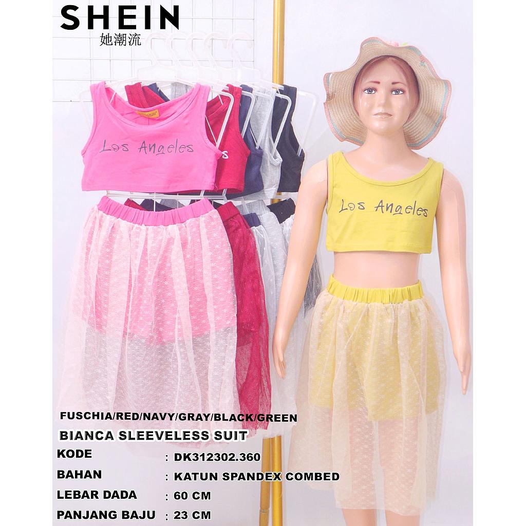 Bianca Sleeveless suit ( 2 piece ) (DK360)