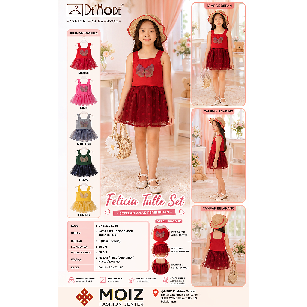 Felia sleeveless suit (2 piece) (DK.365)