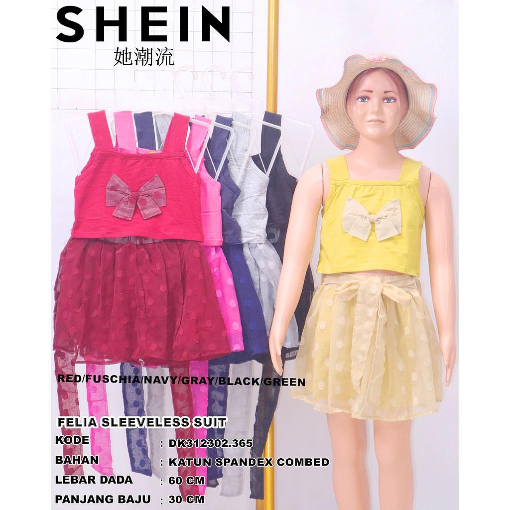 Felia sleeveless suit (2 piece) (DK.365)