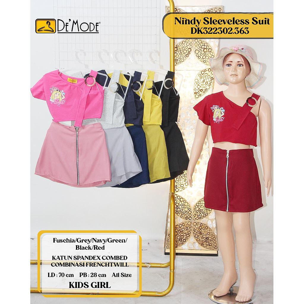 Nindy Sleeveless Suit (2 piece) (DK363)