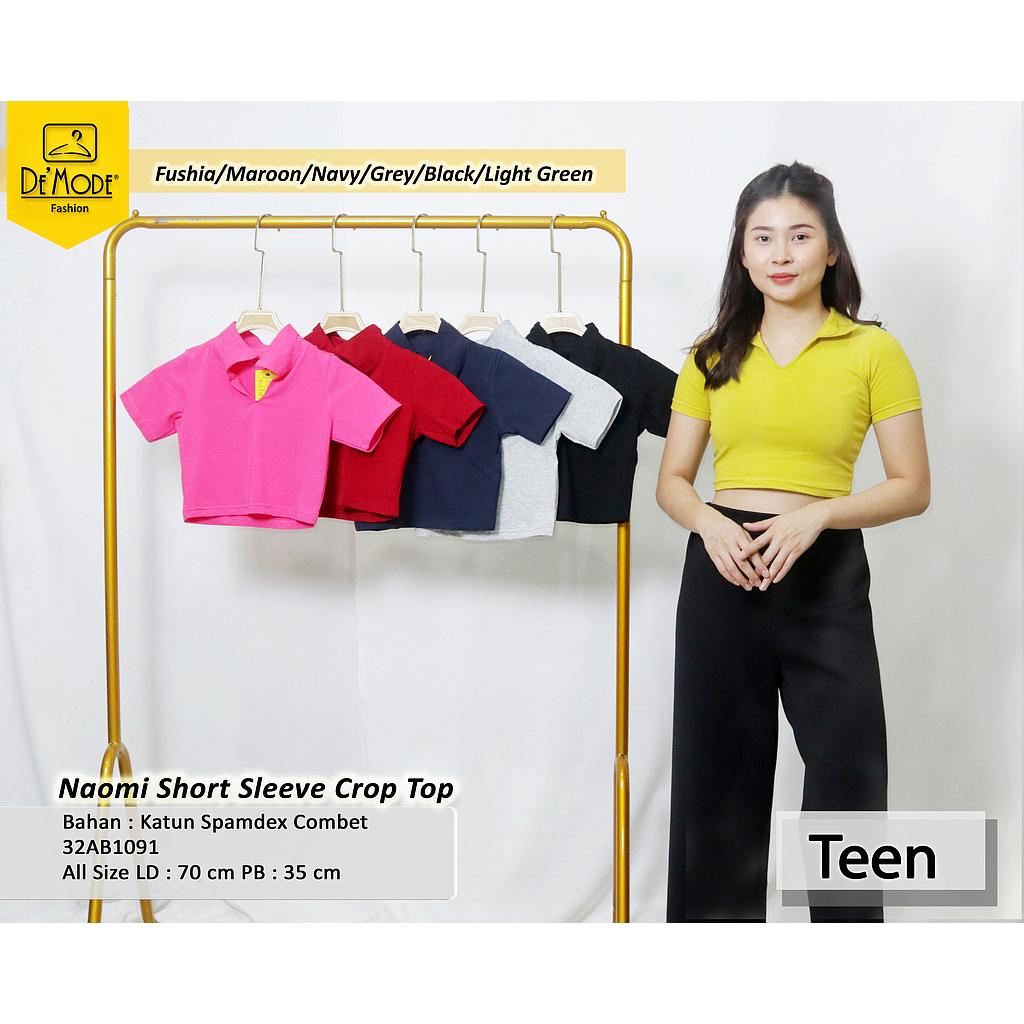 Naomi Short sleeve Crop top (AB109)