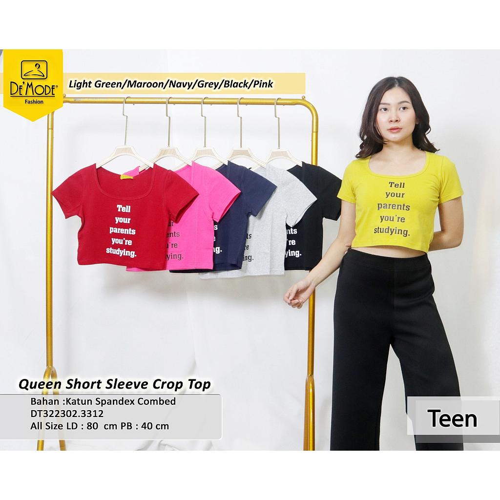 Queen Short sleeve crop top (DT331)