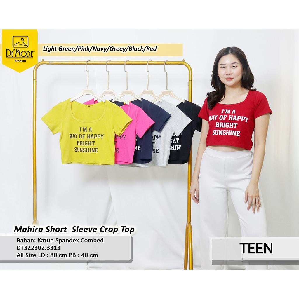  Mahira short sleeve crop top (DT331)