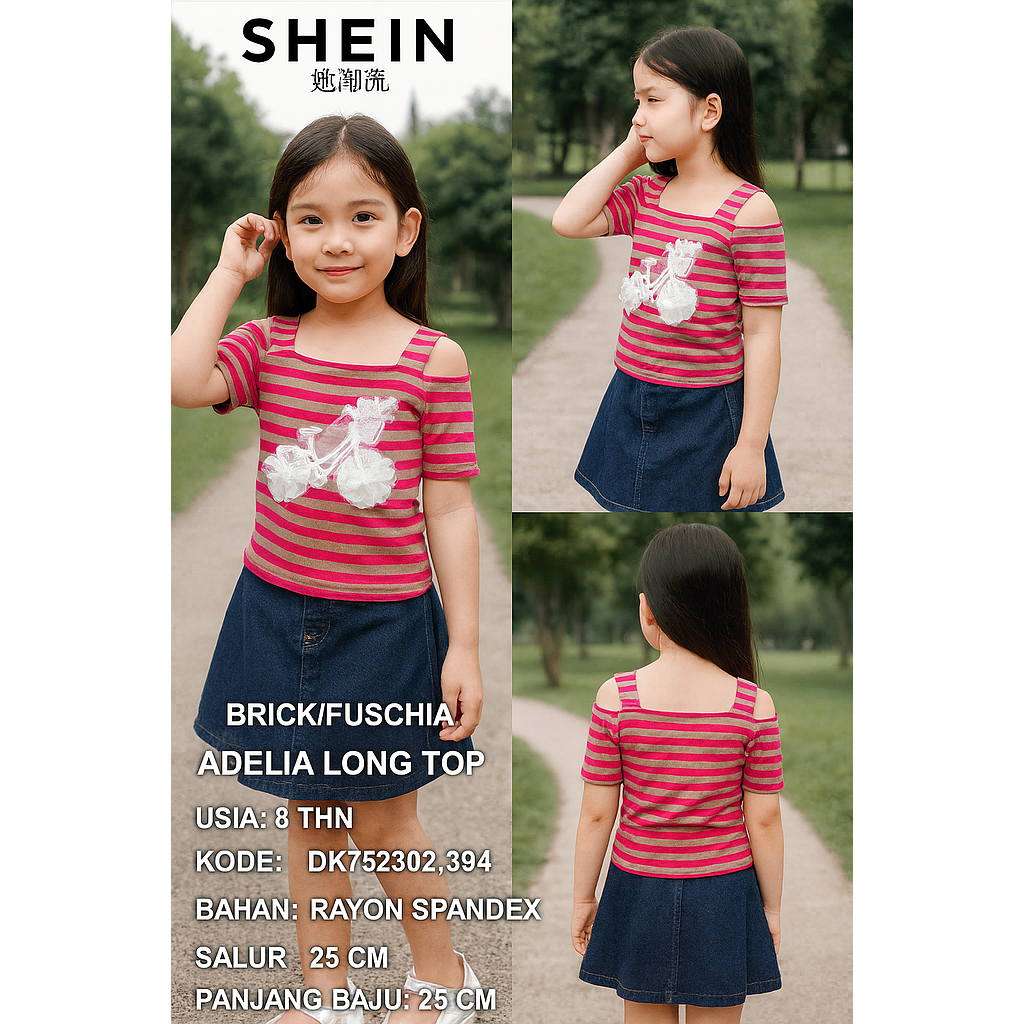  Adelia Long Top (DK394)
