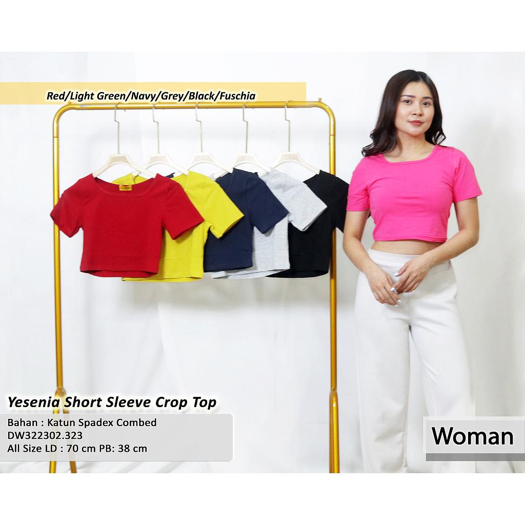 Yesenia short sleeve crop top (DW323)