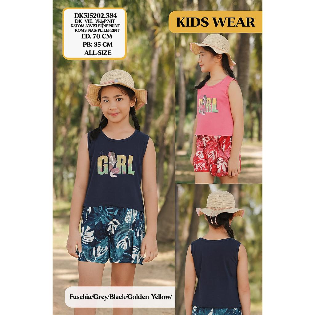 Devia Sleeveless suit (2 piece) (DK384)