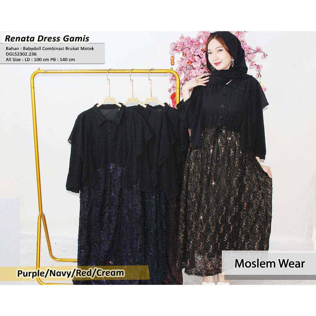 Renata Dress Gamis (DG236)