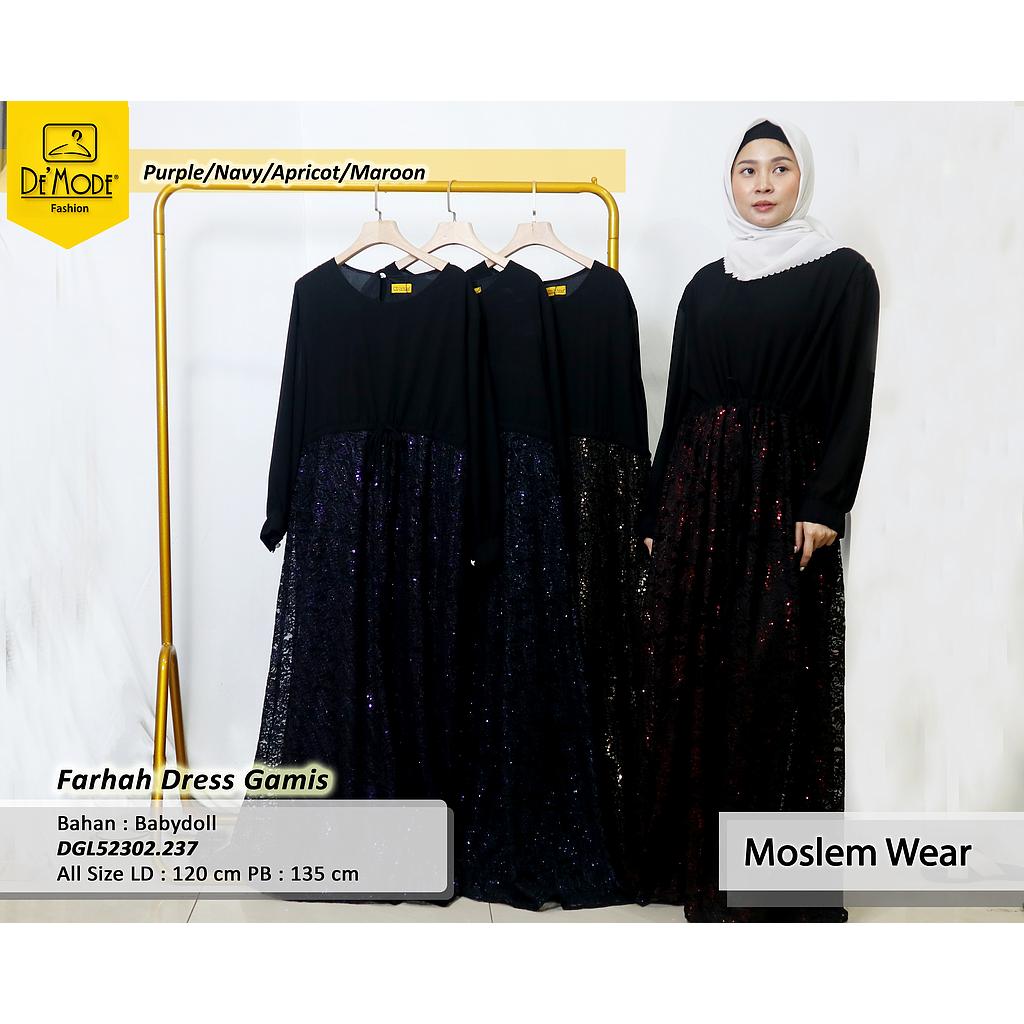 Farhah Dress Gamis (DG.237)