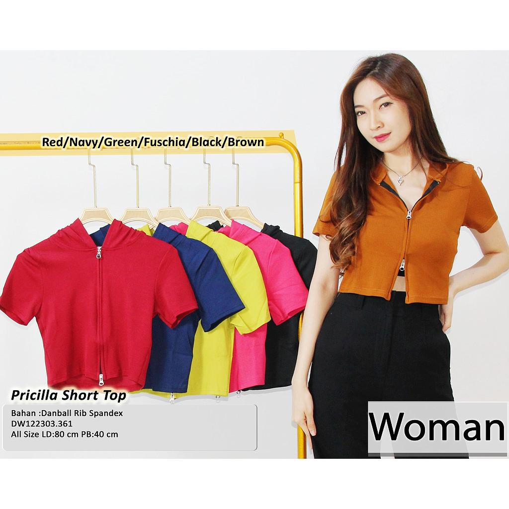 Pricilla Short  Top (DW361)