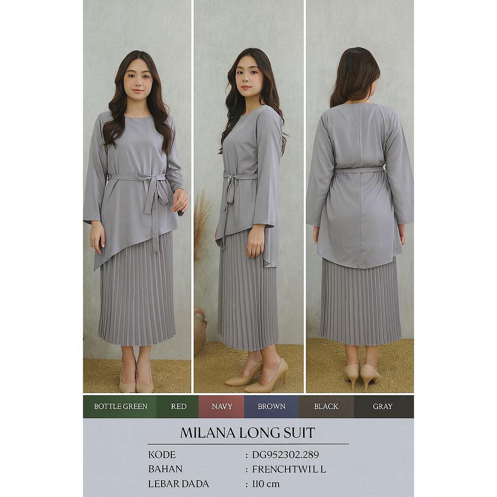 Milana Long suit (2 piece)(DG289)