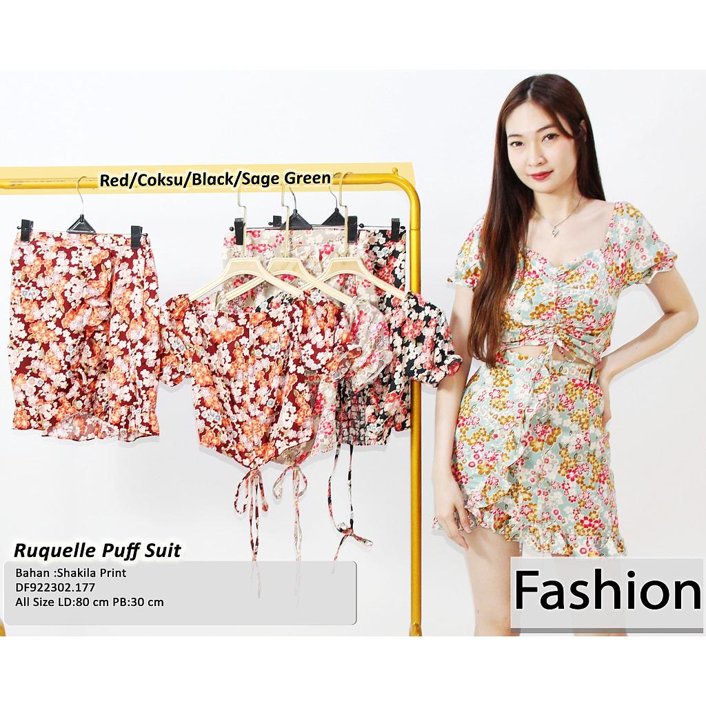 Ruquelle puff suit (2pice) (DF177)