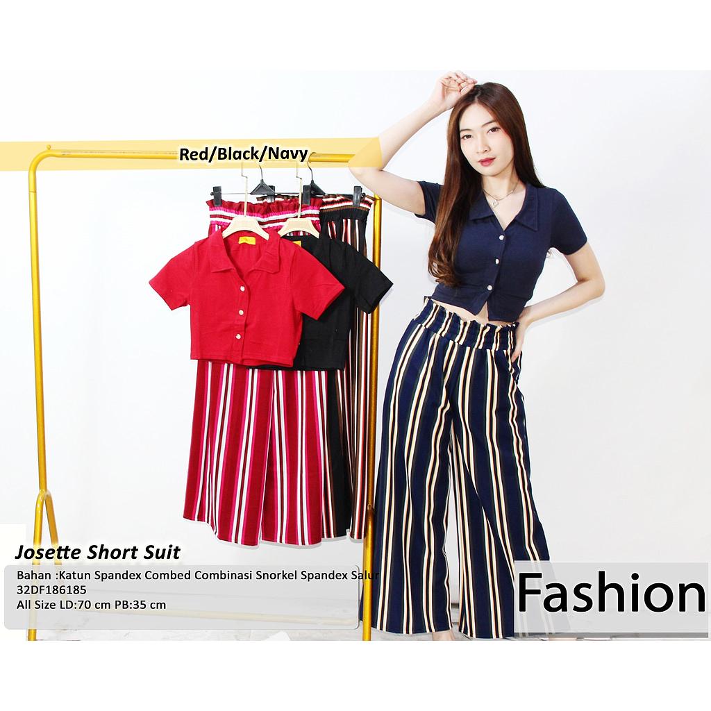 josette short slevee suit (2piece) (DF186+DF185)