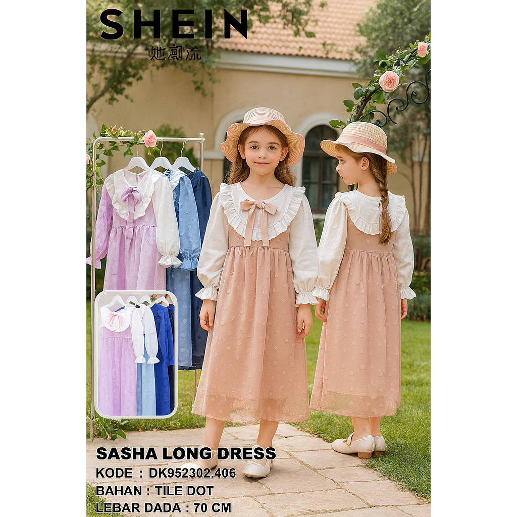 Sasha Long  Dress (DK406)