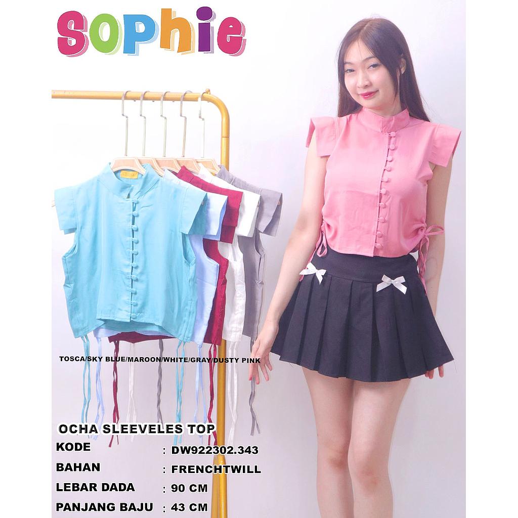 Ocha sleeveles  top (DW343)