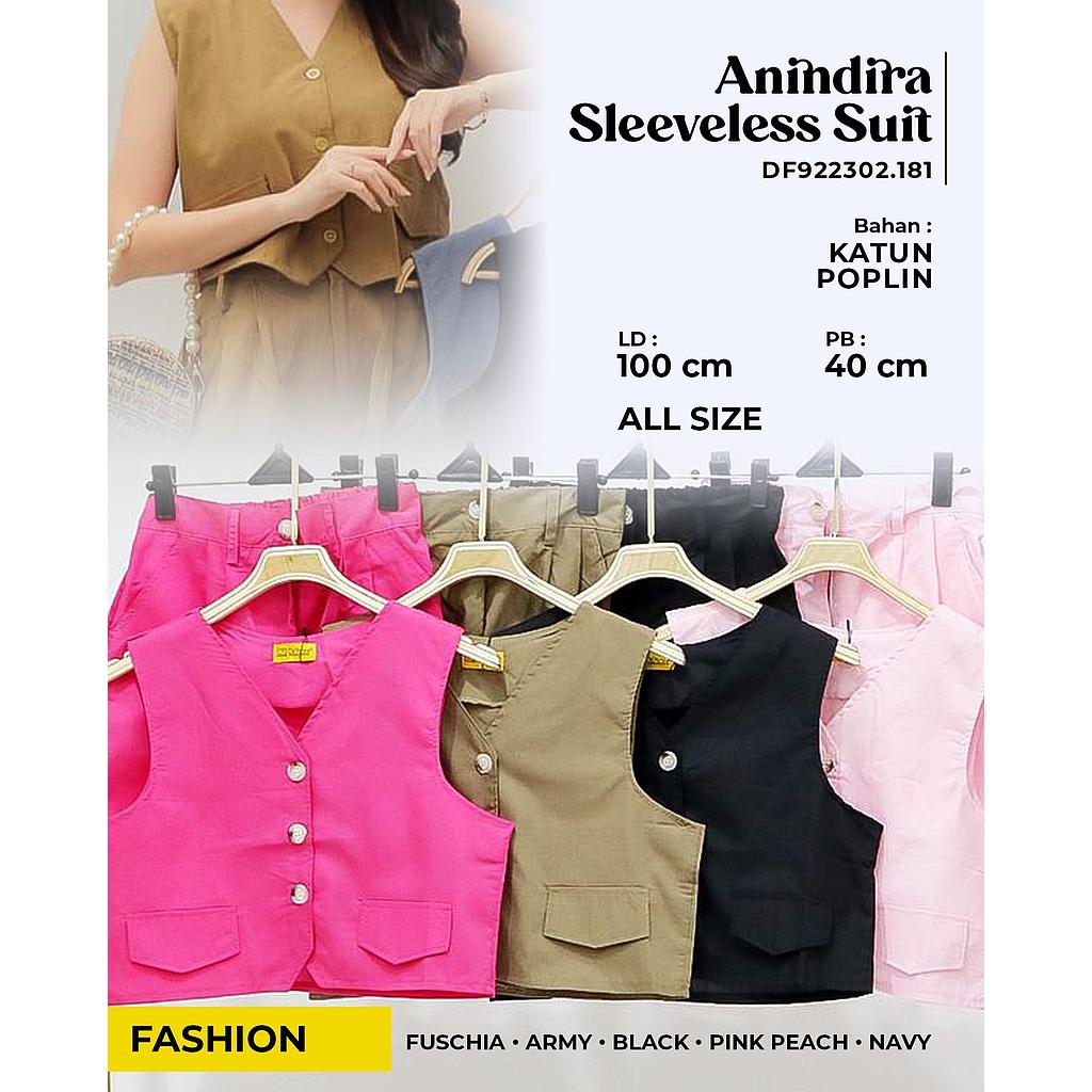 Anindira sleeveles suit (2 piece) (DF181)