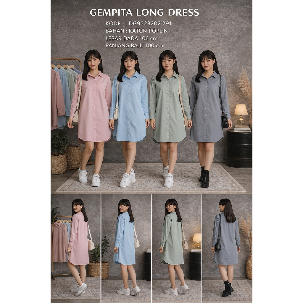 Gempita long dress (DG291)