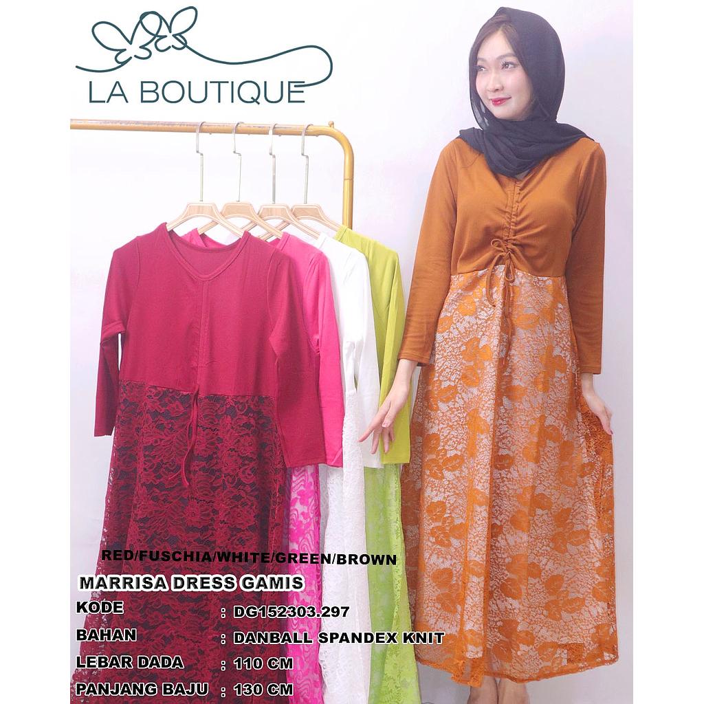  Marrisa dress gamis (DG297)