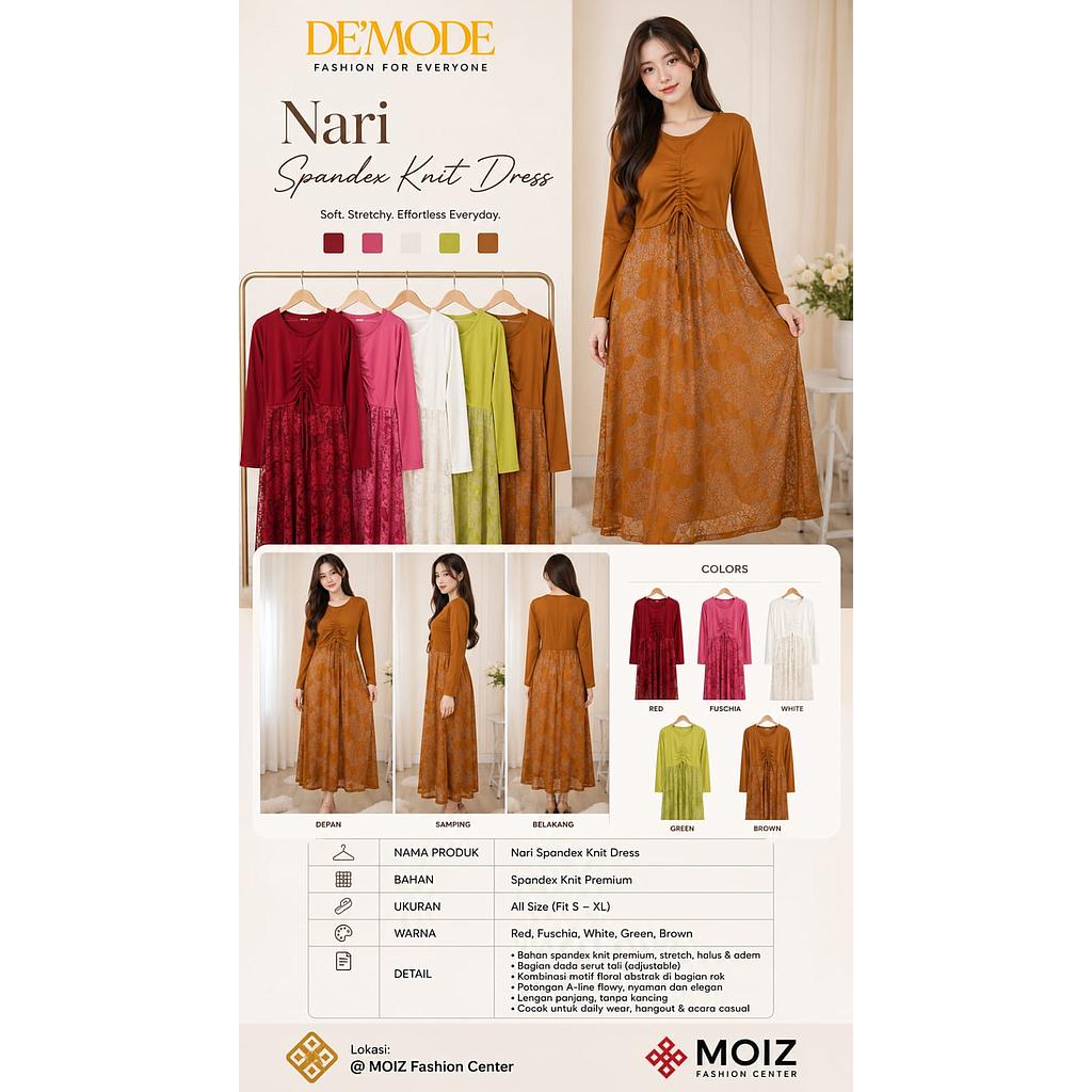  Marrisa dress gamis (DG297)