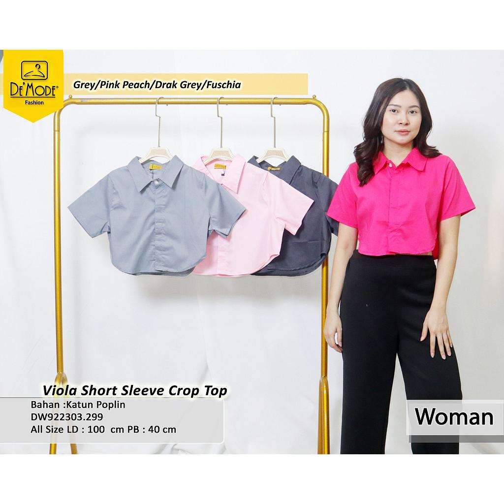 Viola Short sleeve crop top (DW299)