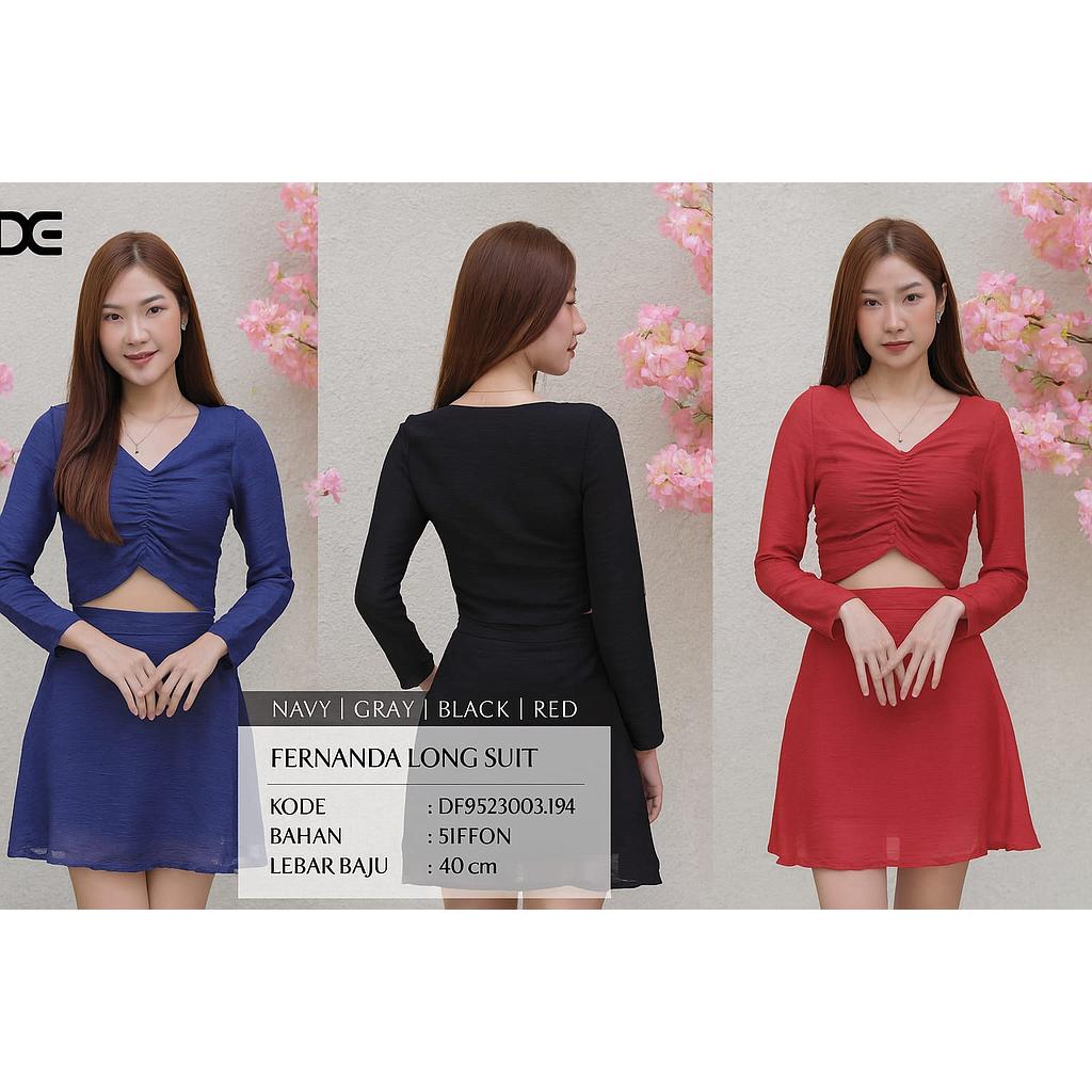 Fernanda Long  suit (2 piece) (DF194)