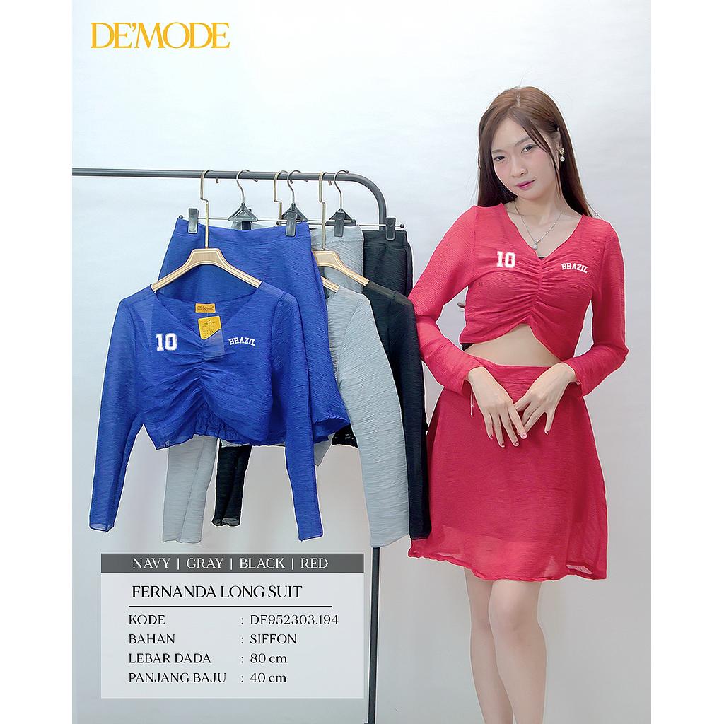 Fernanda Long  suit (2 piece) (DF194)