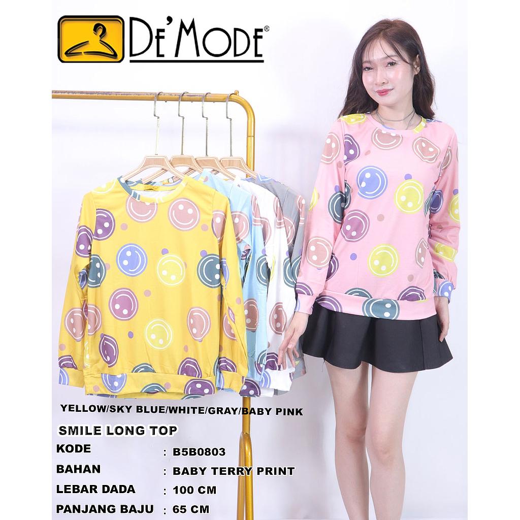  Smile long T-shirt (B080)
