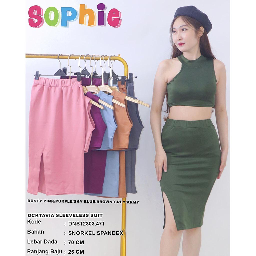Ocktavia Sleeveless Suit (2 piece) (DN471)