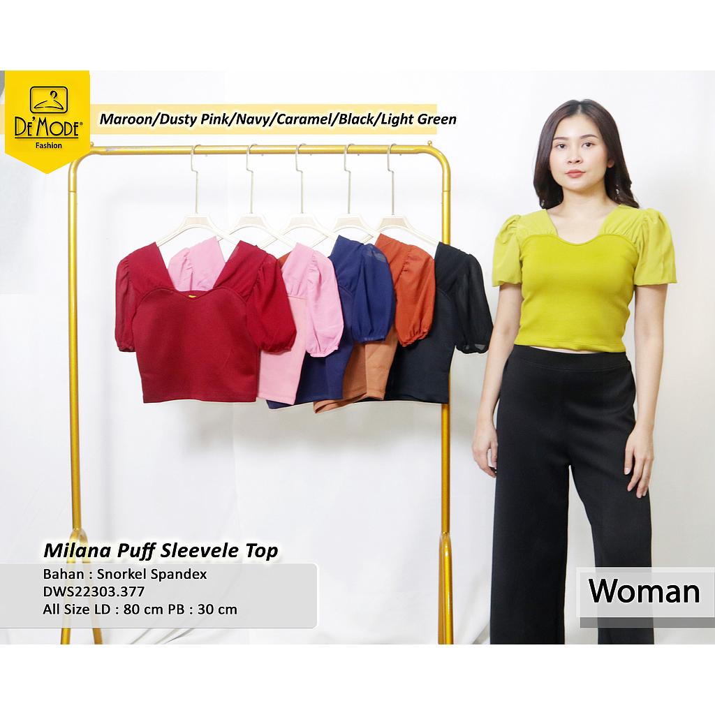 Milana Pugg sleeve Top  (DW377)