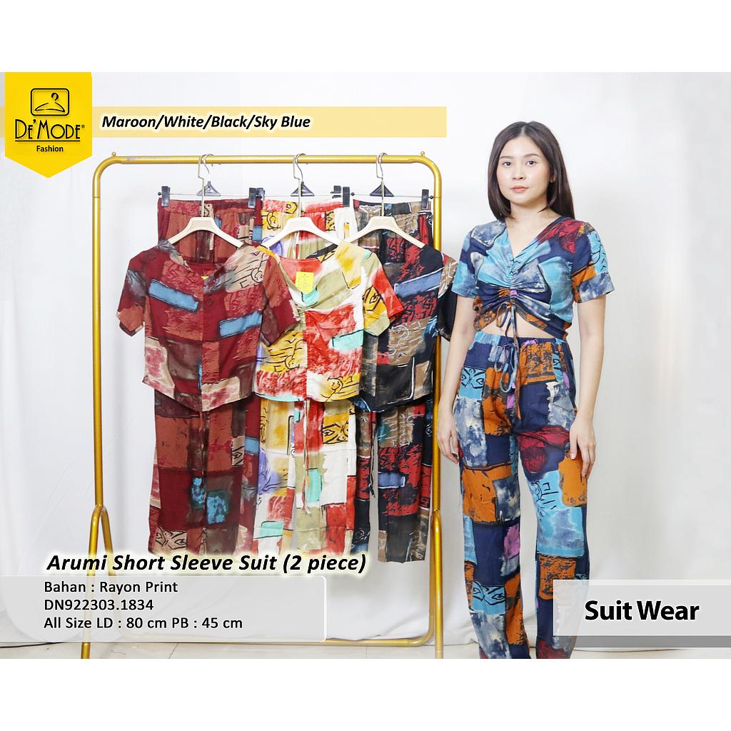 Arumi short sleeve suit (2 piece) (DN183)