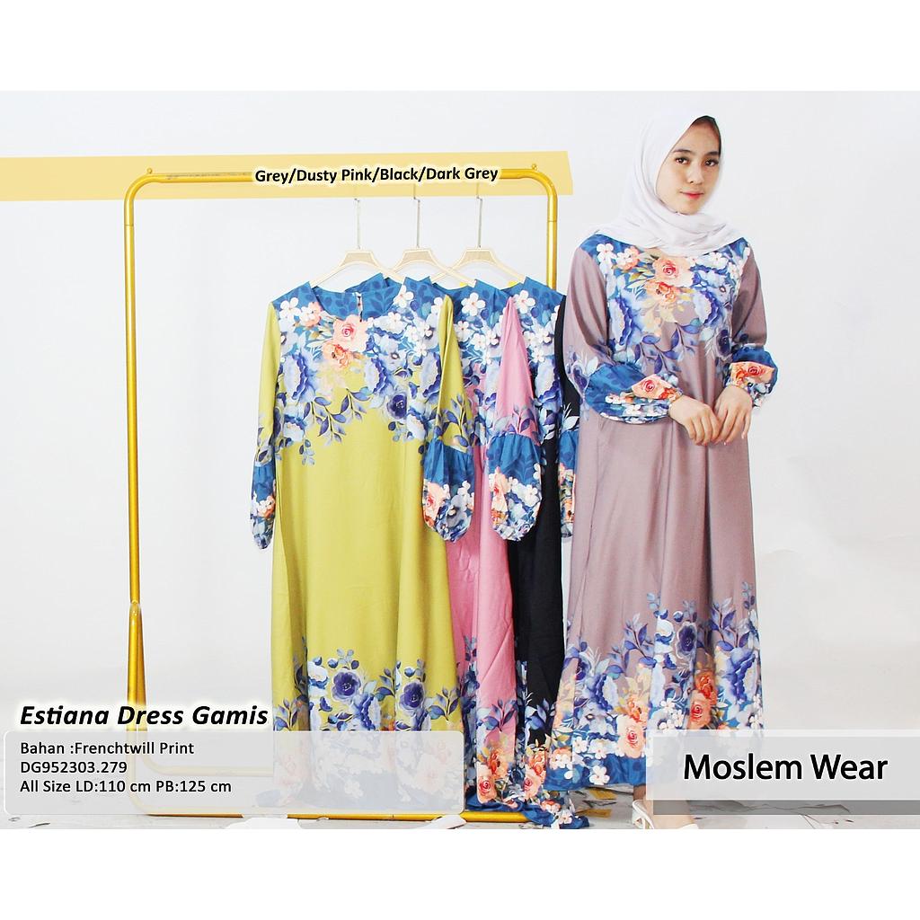  Estiana Dress Gamis (DG279)