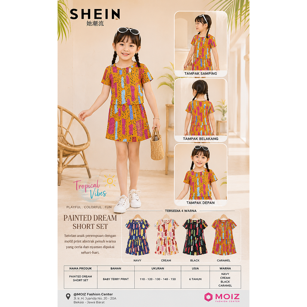  BeLrissa short  suit  (DK450)
