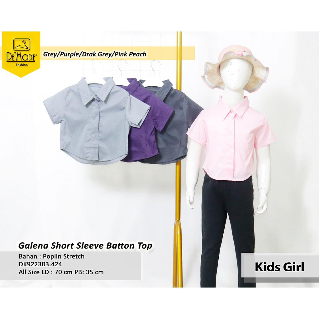  Galena short sleeve Botton Top (DK424)