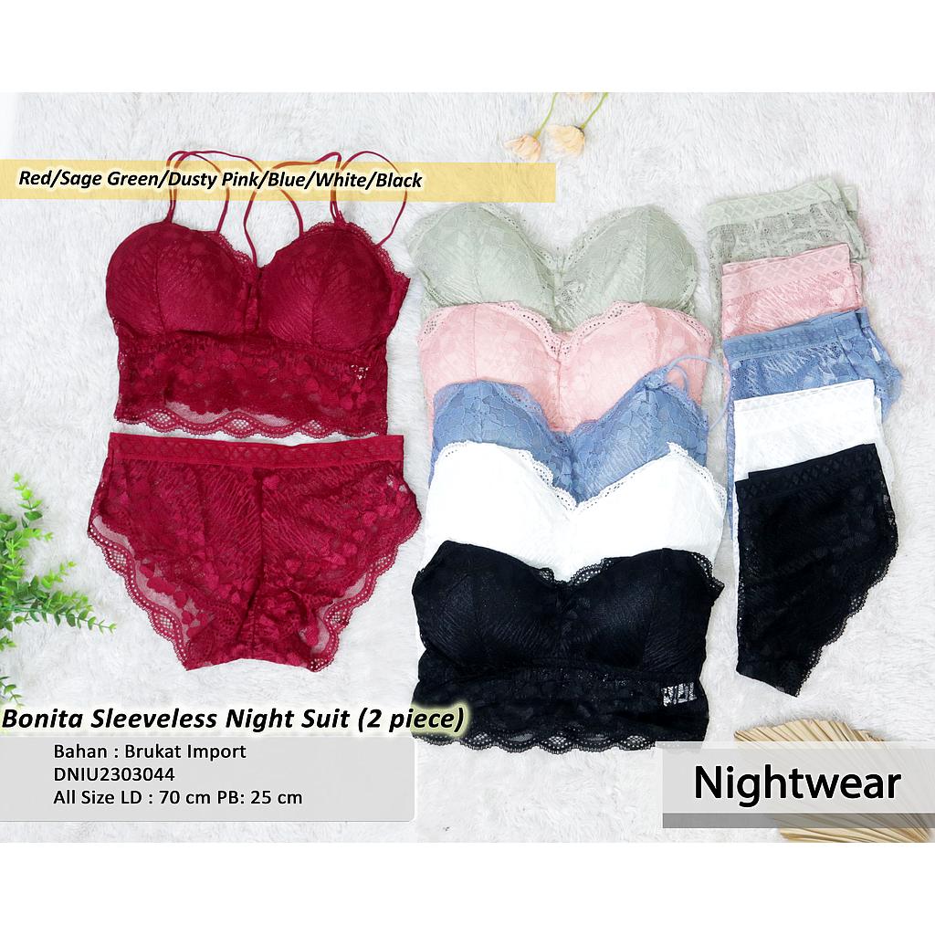 Bonita Sleeveless Night Suit (2 piece)