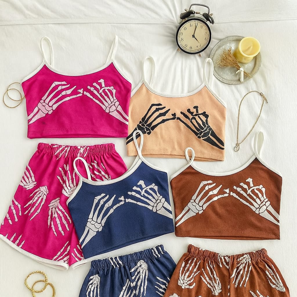 Michella Sleeveless Suit (2piece)(DN351)