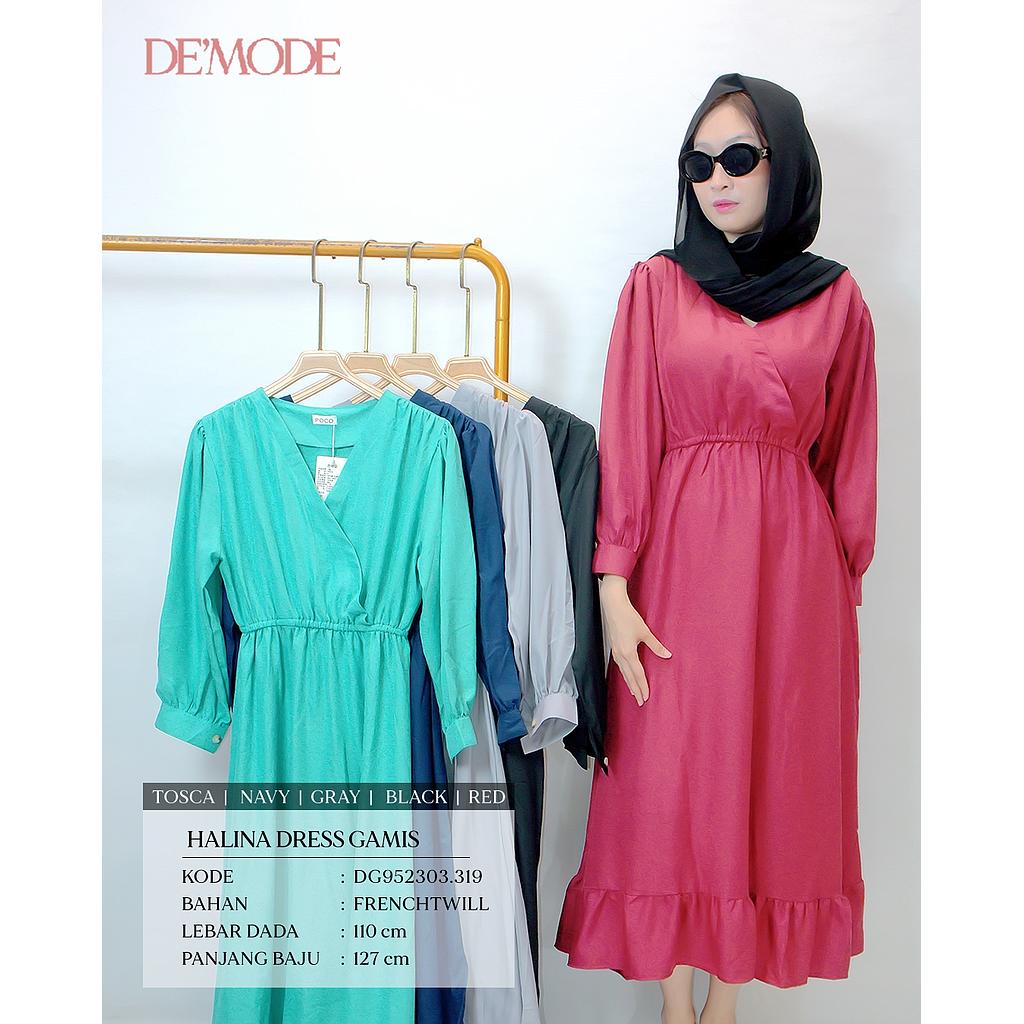 Halina Dress Gamis (DG319)