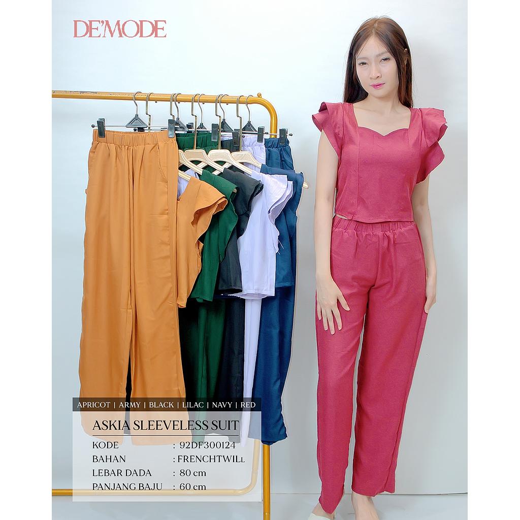 Askia sleevelss suit (2 piece) (DF300+DF124)