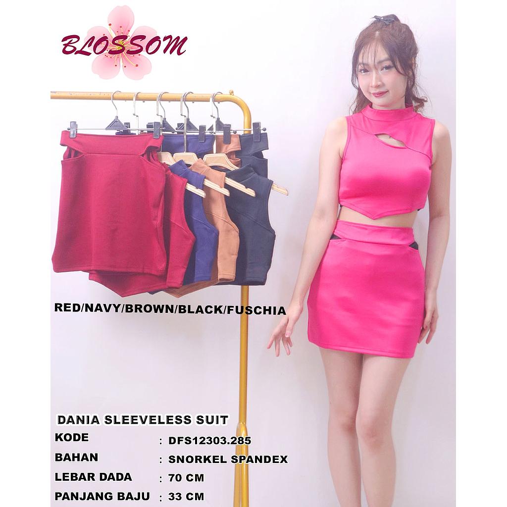 Dania sleeveless suit (2piece) (DF285)