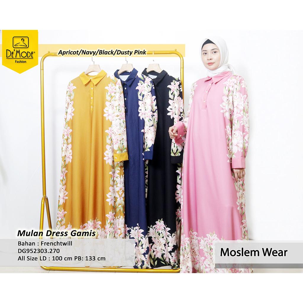 Mulan dress gamis (DG270)