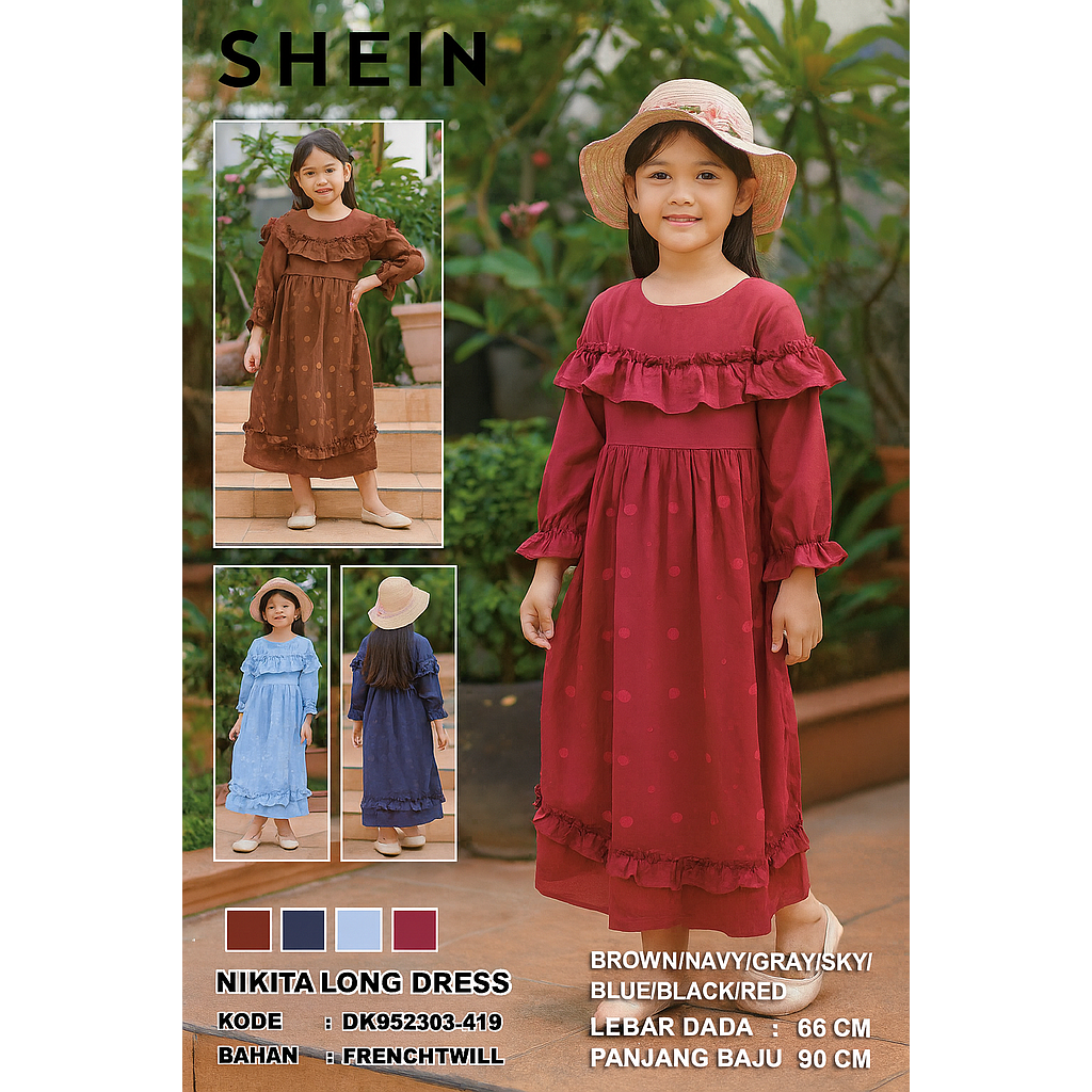  Nikita Long  dress (DK419)