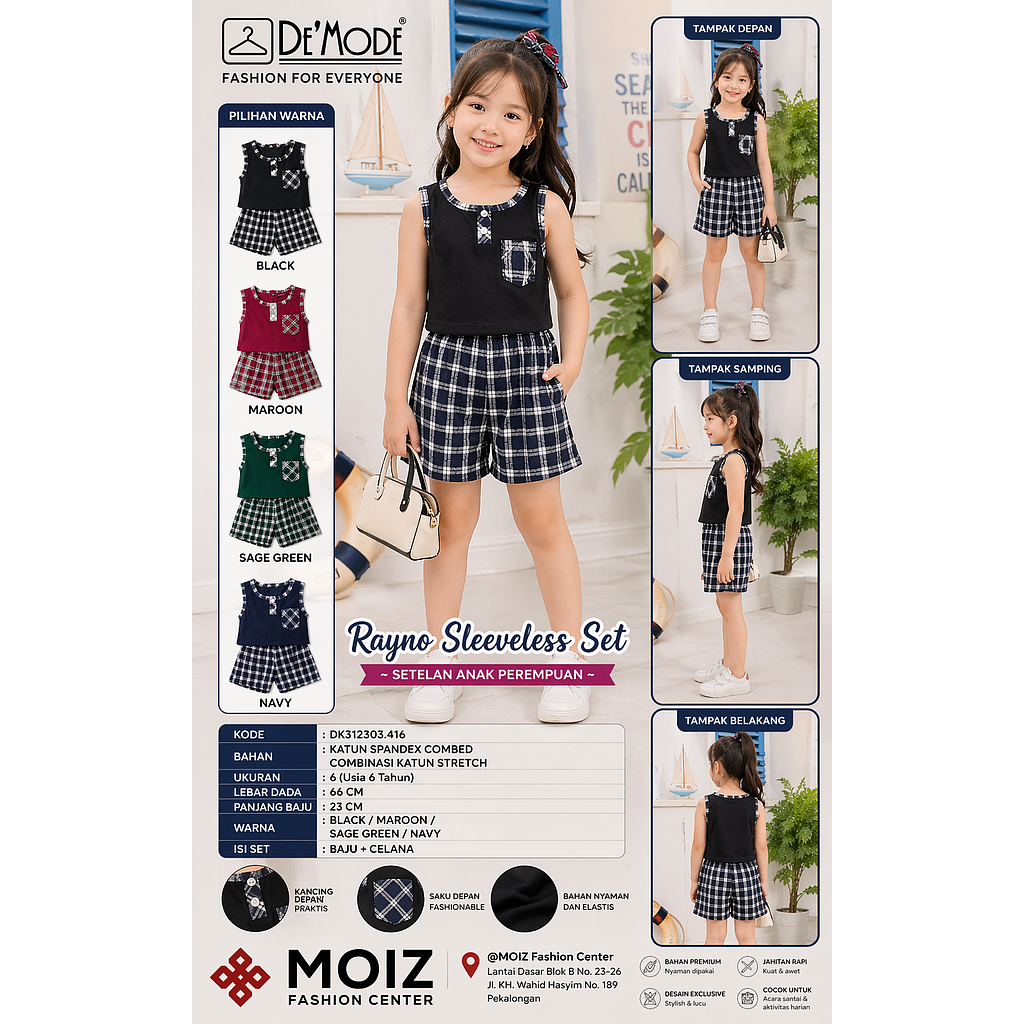 Rayno Sleeveless suit(DK416)