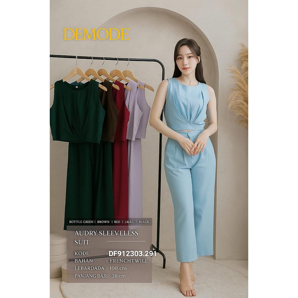 Audry sleeveless suit (2piece) (DF291)