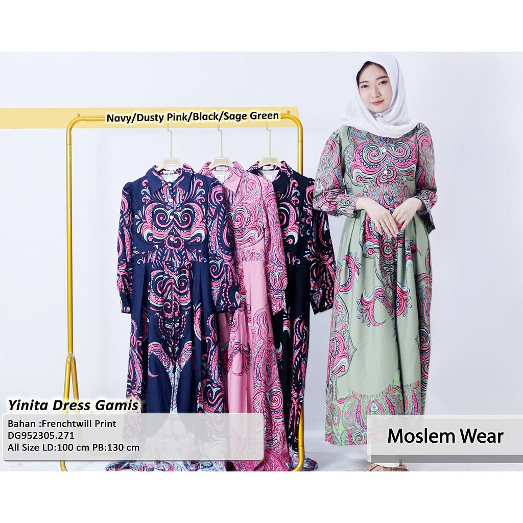 Yinita  Dress Gamis (DG271)