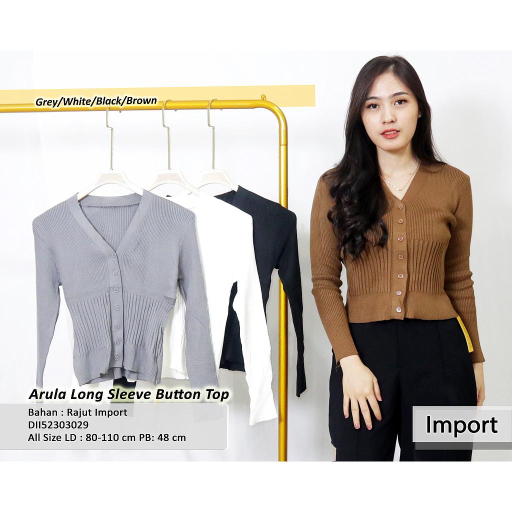 Arula Long Sleeve Button Top