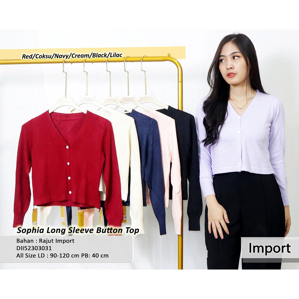 Shophia Long Sleeve Button Top