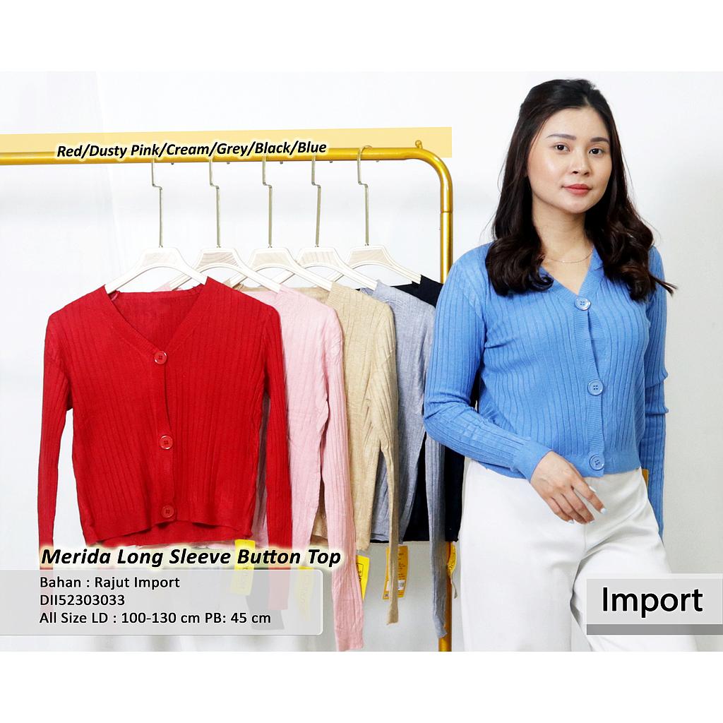 Merida Long Sleeve Button Top
