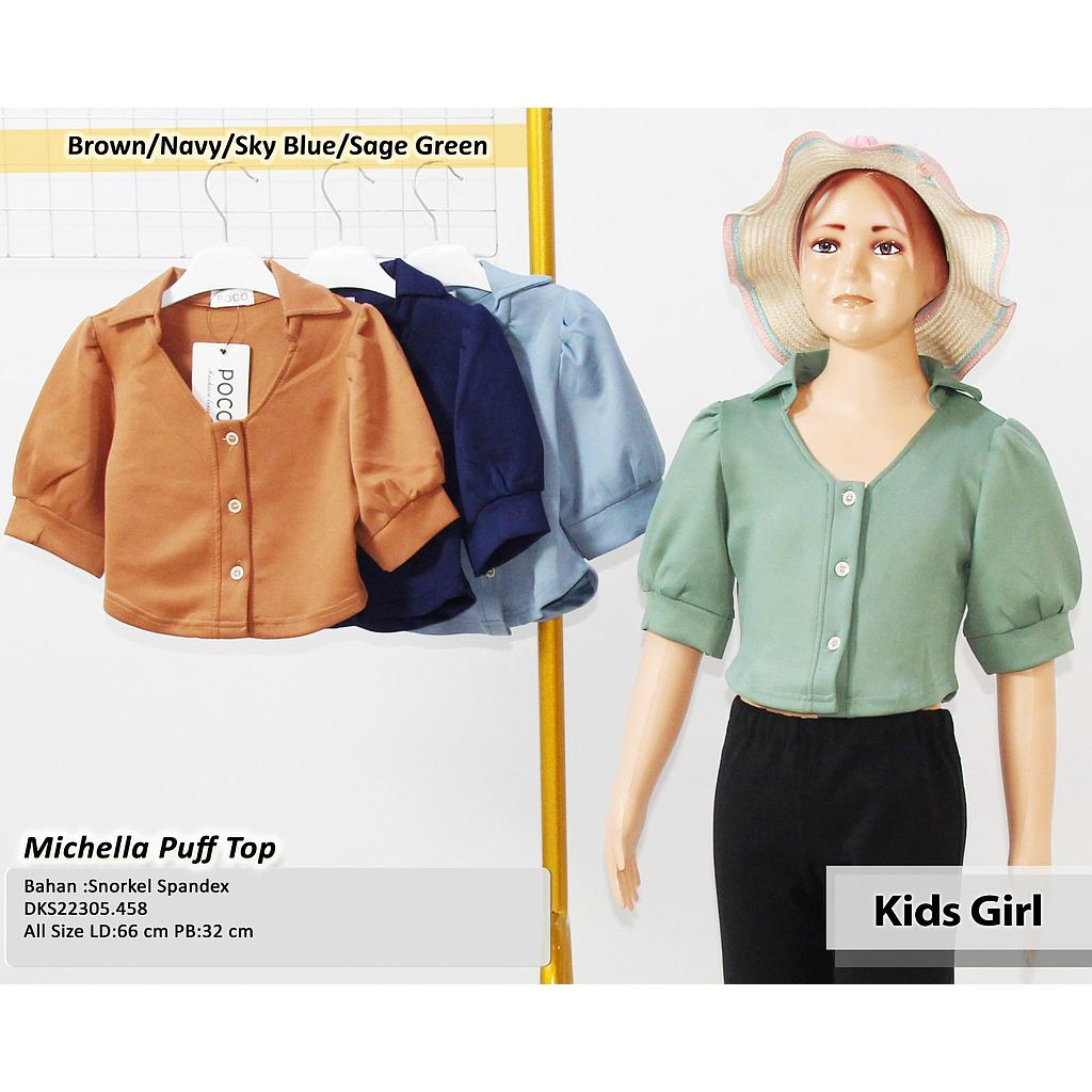 Michelle puff top (DK458)